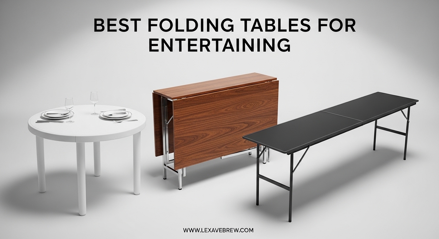 Best Folding Tables for Entertaining