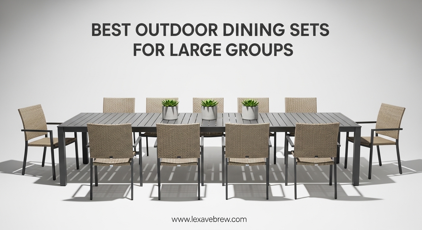 Best Outdoor Dining Sets for Large Groups