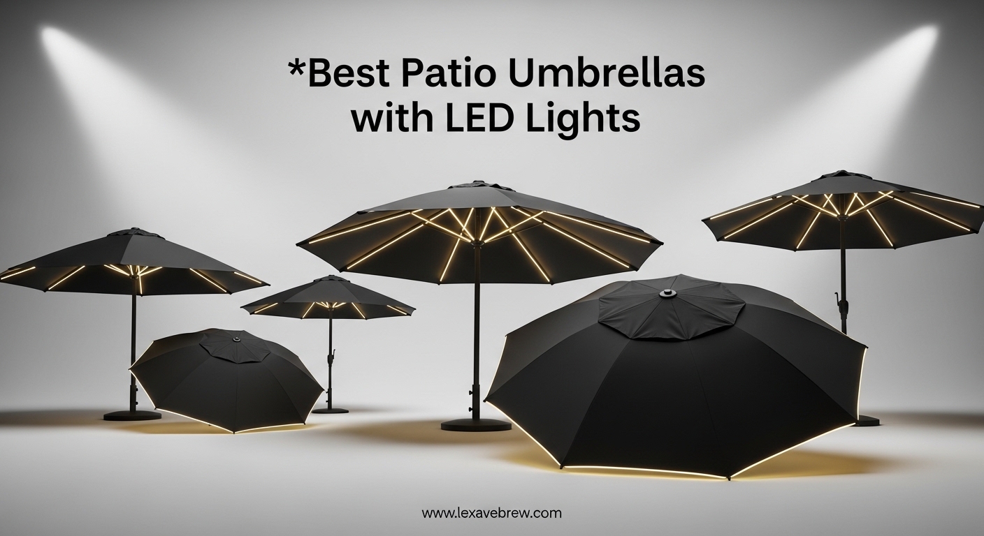 Best Patio Umbrellas with LED Lights