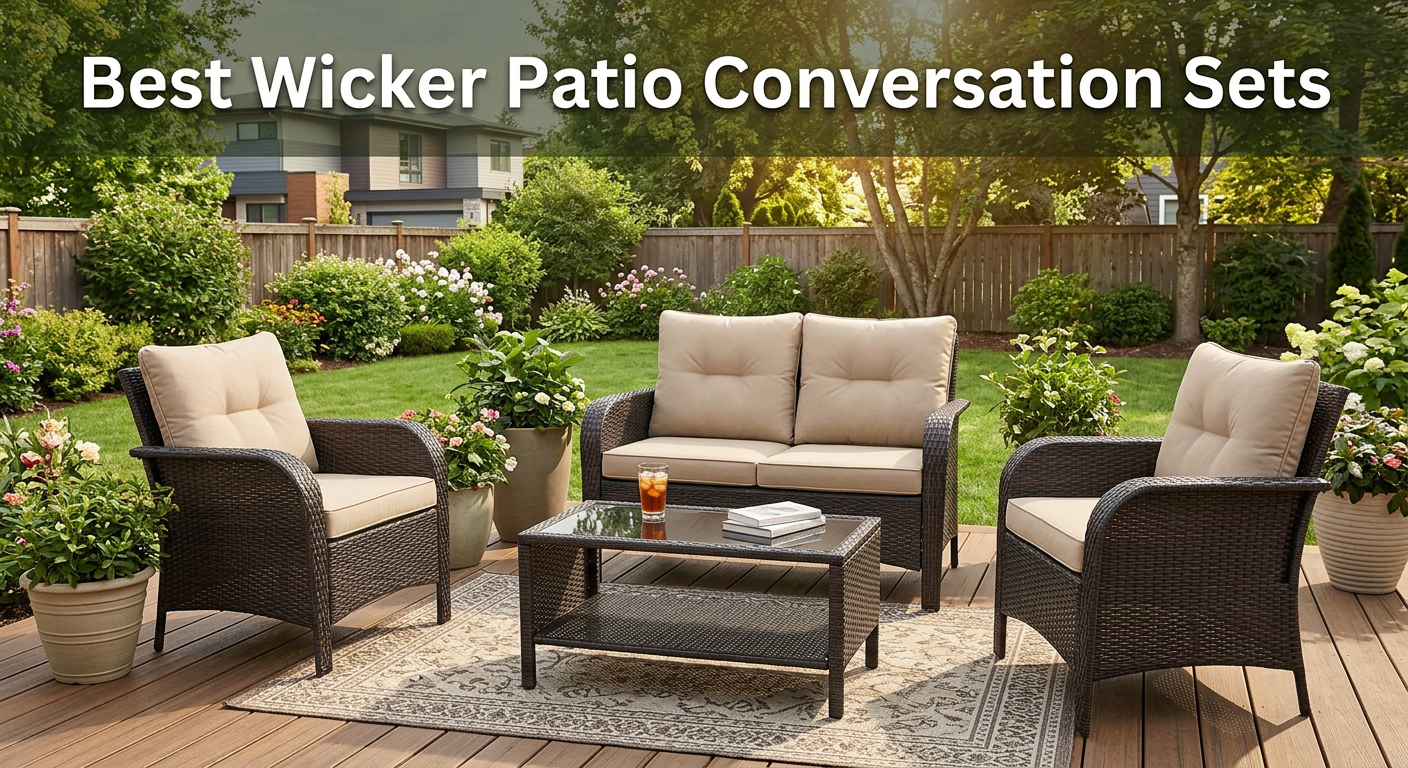 Best Wicker Patio Conversation Sets