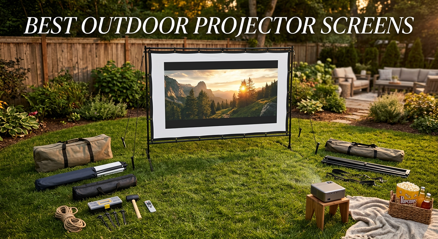 Best Outdoor Projector Screens