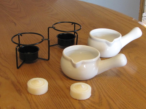Norpro 210 Ceramic Butter Warmers, Set of 2, 1/3 cup/3 oz., White customer photo 2