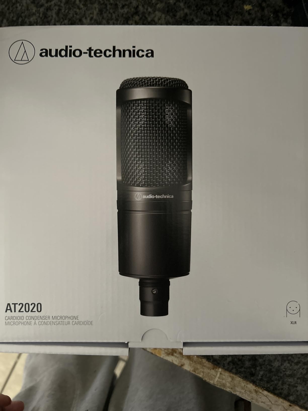 Audio-Technica AT2020 Cardioid Condenser Studio XLR Microphone for Project/Home Studio customer photo 1