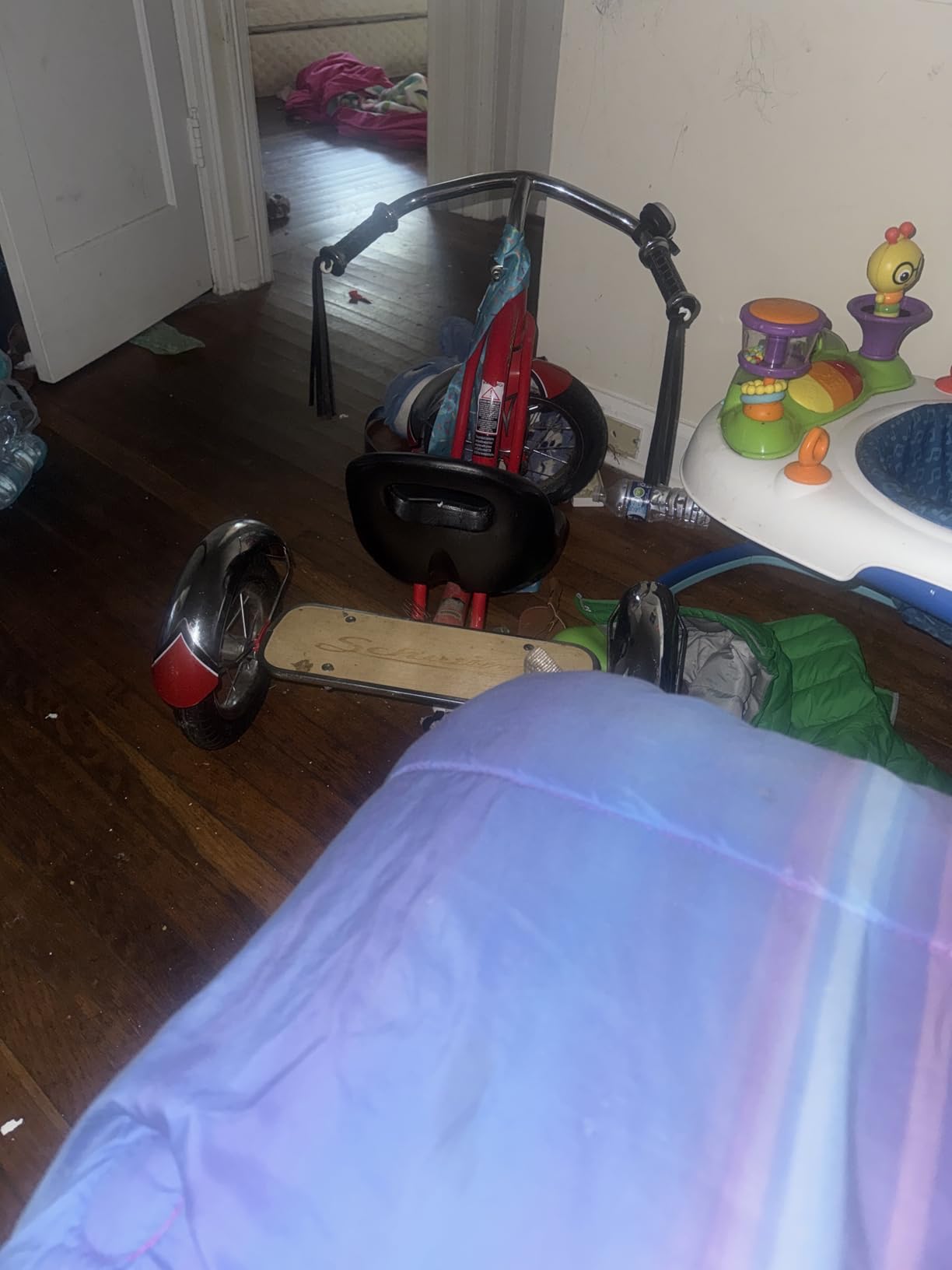 Schwinn Roadster Tricycle, 12 Inch Front Wheel Bike for Kids Ages 2-4, Low Center of Gravity, Retro Steel Frame, Adjustable Seat Grows with your Child, Rear Deck, Tricycle for Toddlers customer photo 1