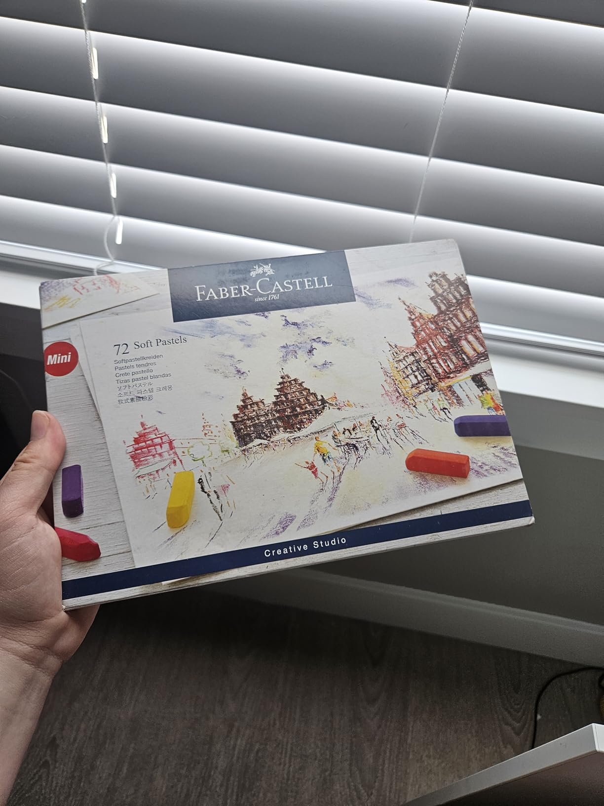 Faber-Castel FC128272 Creative Studio Soft Pastel Crayons (72 Pack), Assorted customer photo 2