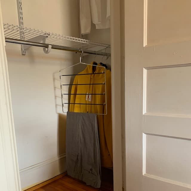 Rubbermaid Configurations Custom Closet Kit 4-8 Ft. Adjustable Metal Wire Shelving White Finish Expandable Organization System Hardware Included for Home Closet/Pantry/Laundry/Mudroom customer photo 1