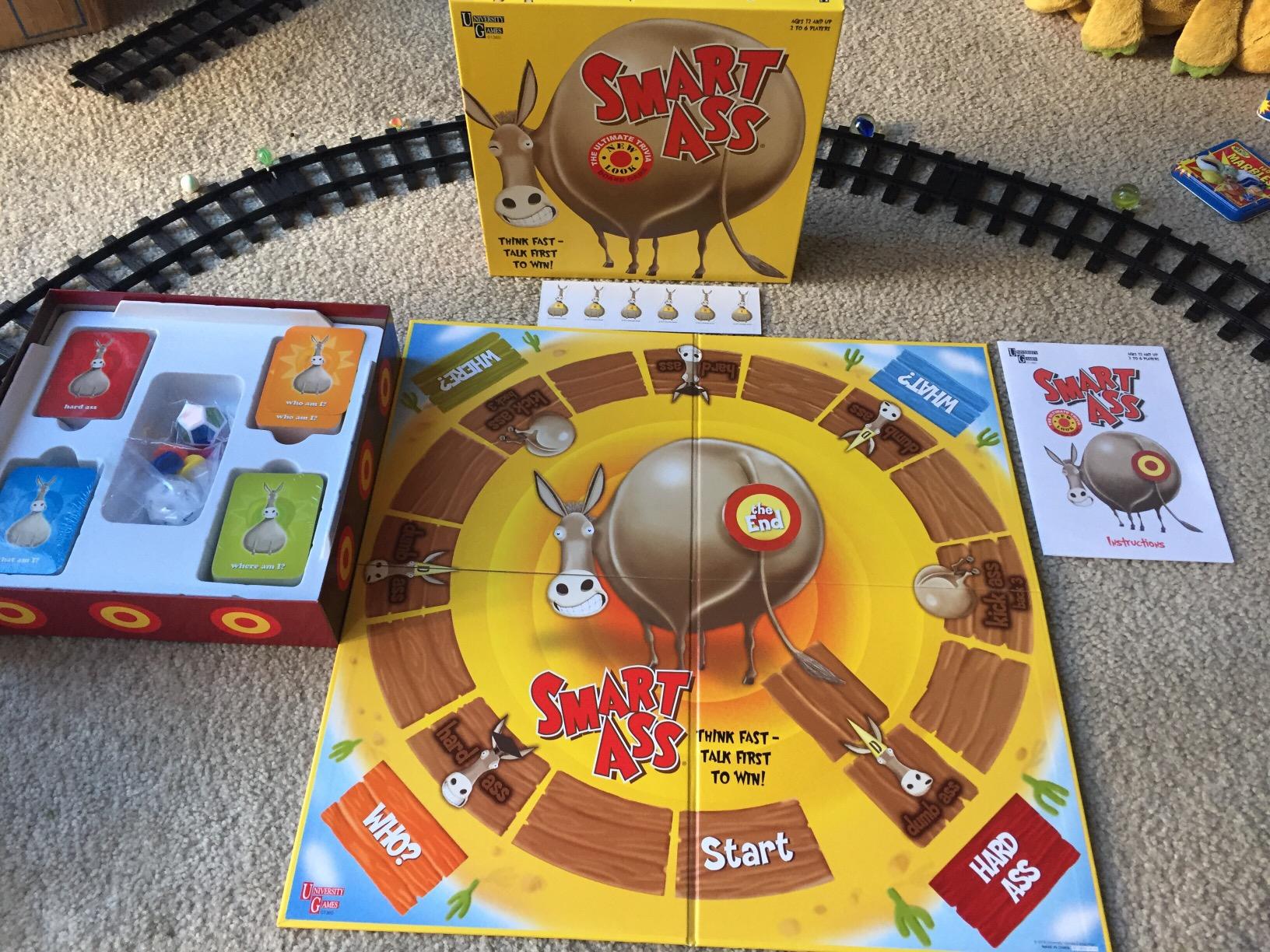 University Games, Smart Ass Trivia The Ultimate Who, What, Where Party Game, for Families and Adults Ages 12 and Up and 2 to 6 Players customer photo 2