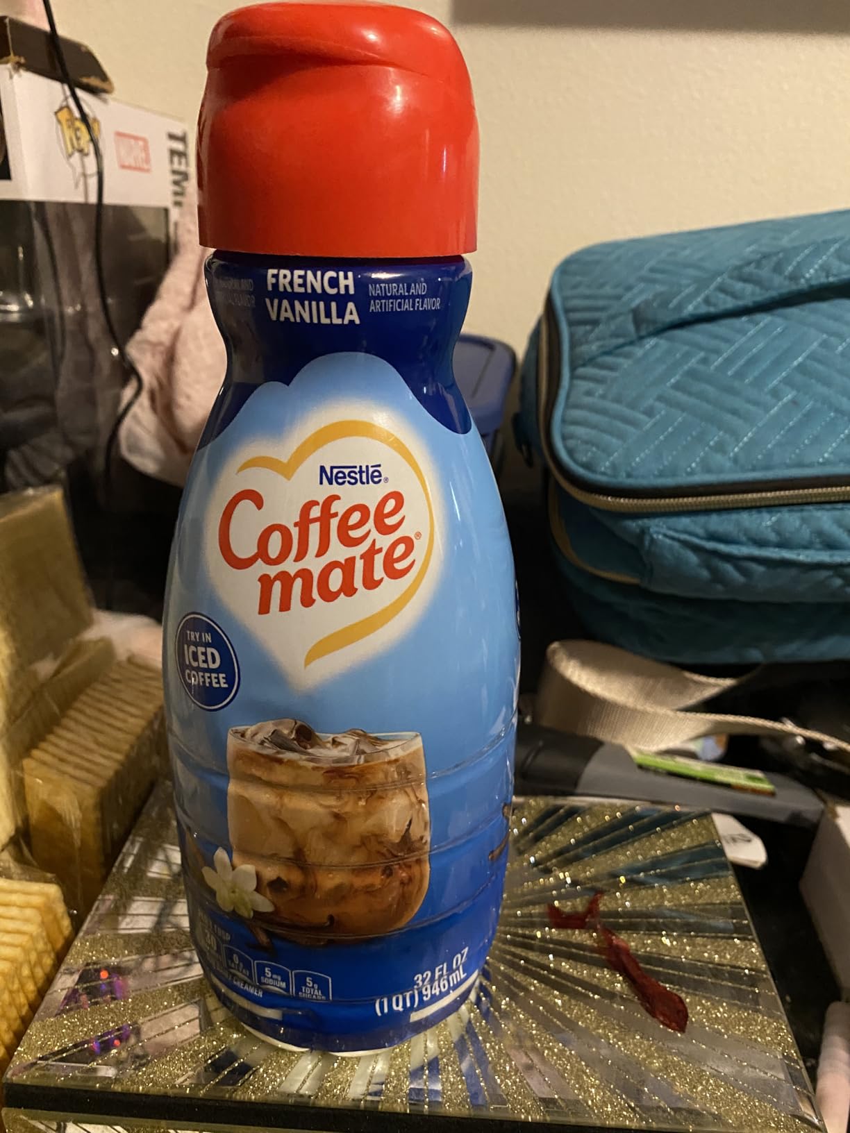 Coffee Mate French Vanilla Flavored Coffee Creamer, Non-Dairy, Gluten-Free, 63 Servings, 32 Fl Oz customer photo 2