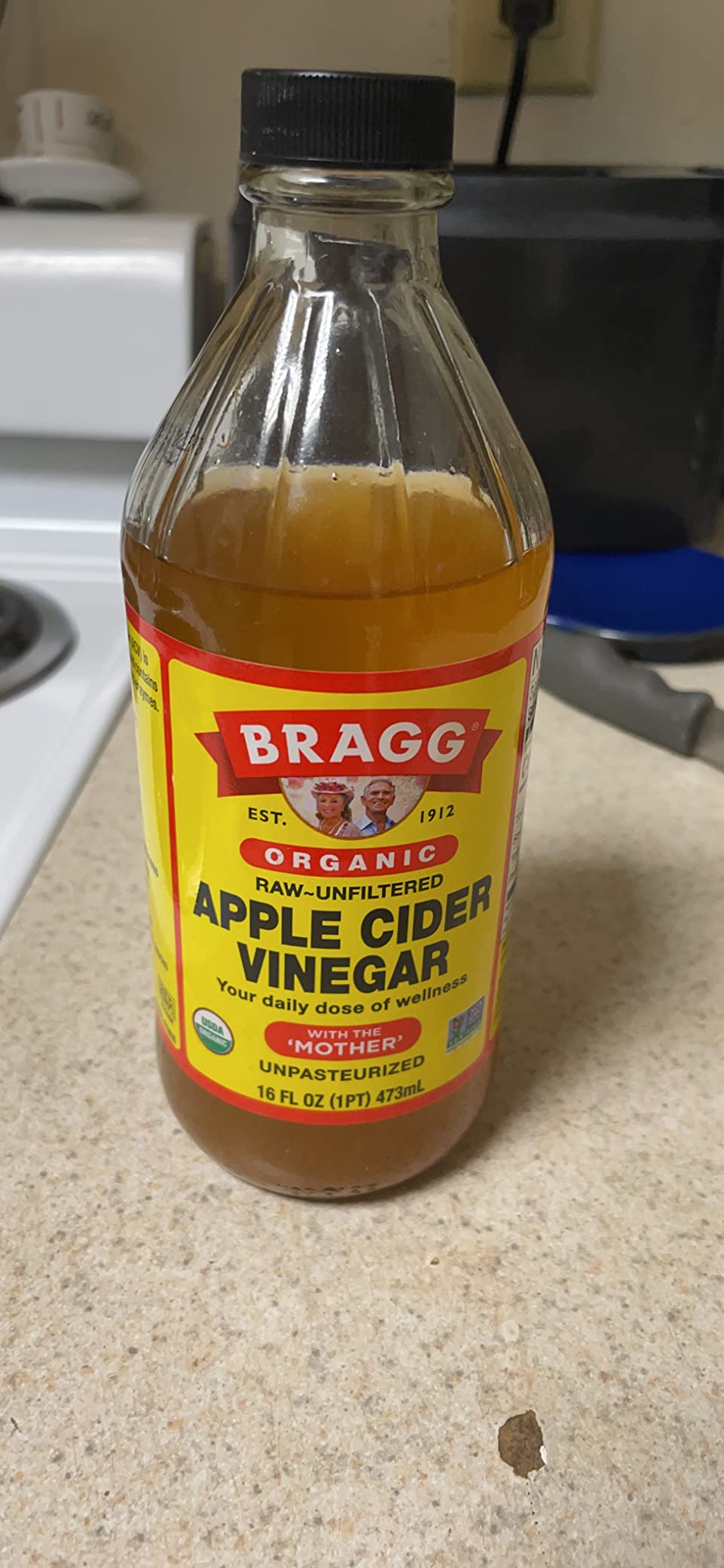 Bragg Organic Apple Cider Vinegar, Raw, Unfiltered, With The Mother, 128 oz customer photo 1