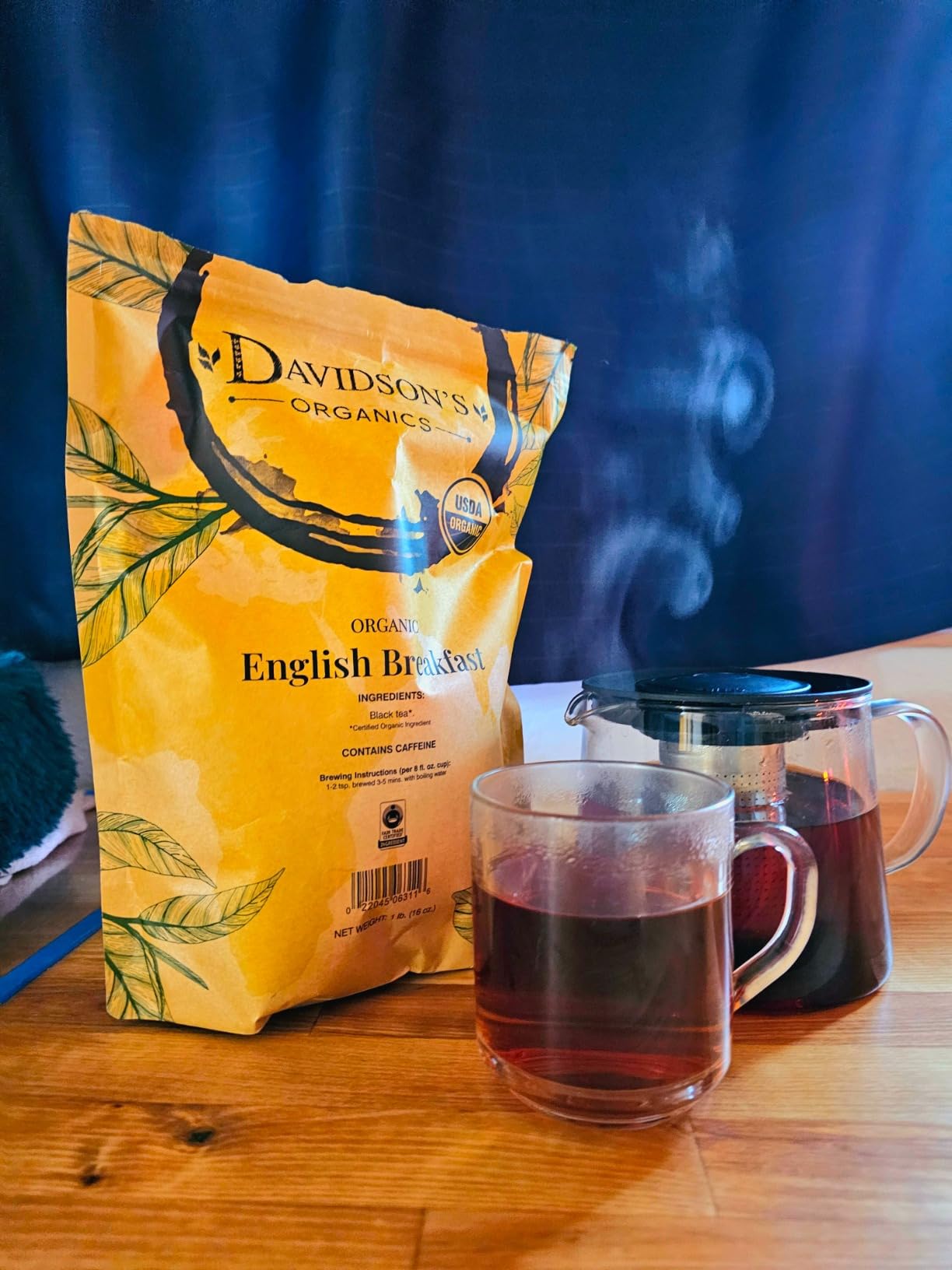 Davidson's Organics, English Breakfast, Loose Leaf Tea, 16-Ounce Bag, USDA Certified Organic customer photo 1