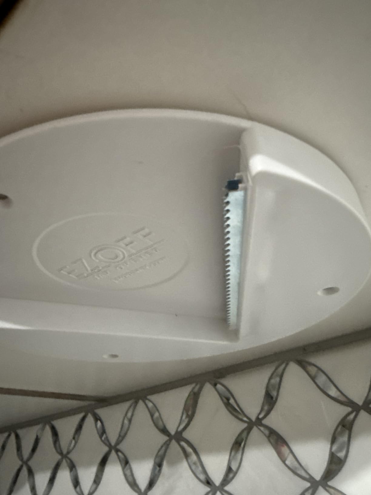 EZ Off Jar Opener for Seniors - Under Cabinet Jar Openers for Weak Hands, One Handed (White) customer photo 1