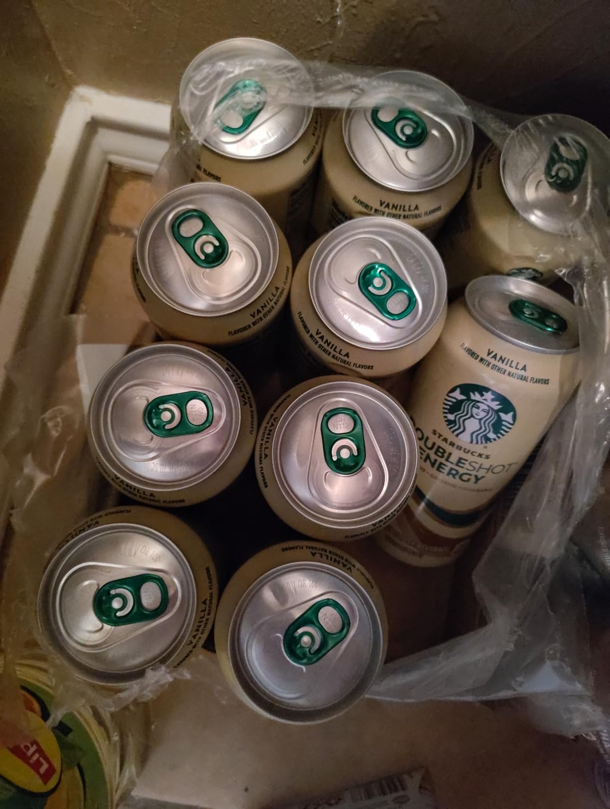 Starbucks Doubleshot Energy Drink Coffee Beverage, Vanilla, Iced Coffee, 15 fl oz Cans (12 Pack) customer photo 1
