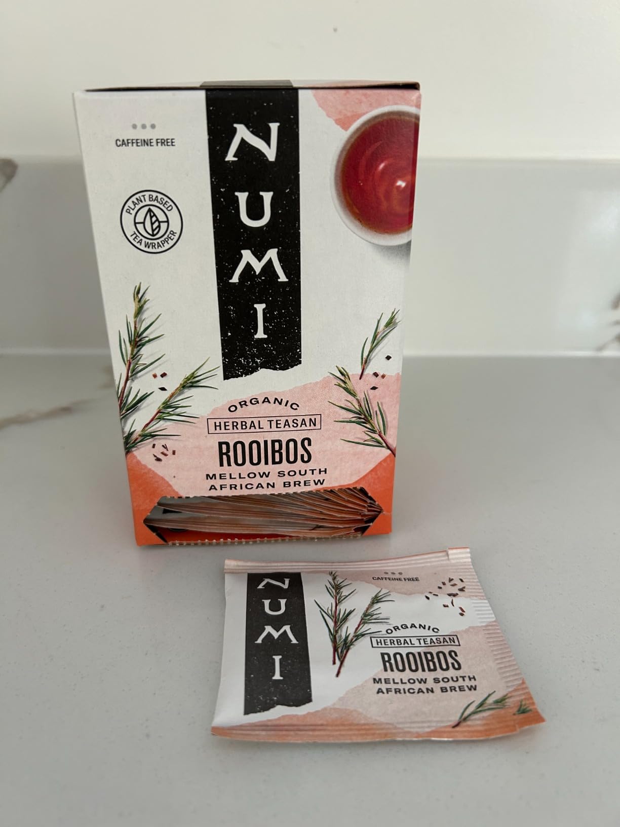 Numi Organic Rooibos Tea, 18 Herbal Tea Bags, Microplastic Free, Packed with Antioxidants, Great for Evening Relaxation customer photo 2