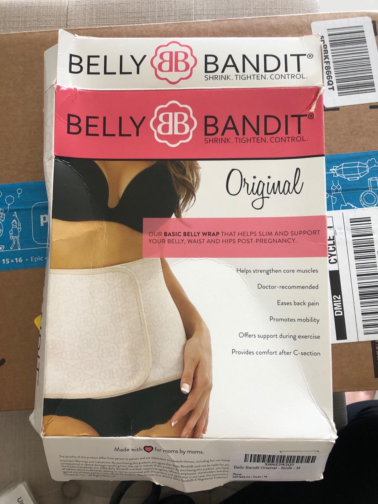 Belly Bandit Original Postpartum Belly Wrap - Adjustable Compression Abdominal Binder for Recovery - Supports Core, Waist, Back After Childbirth - Eases Discomfort, Promotes Movement customer photo 2