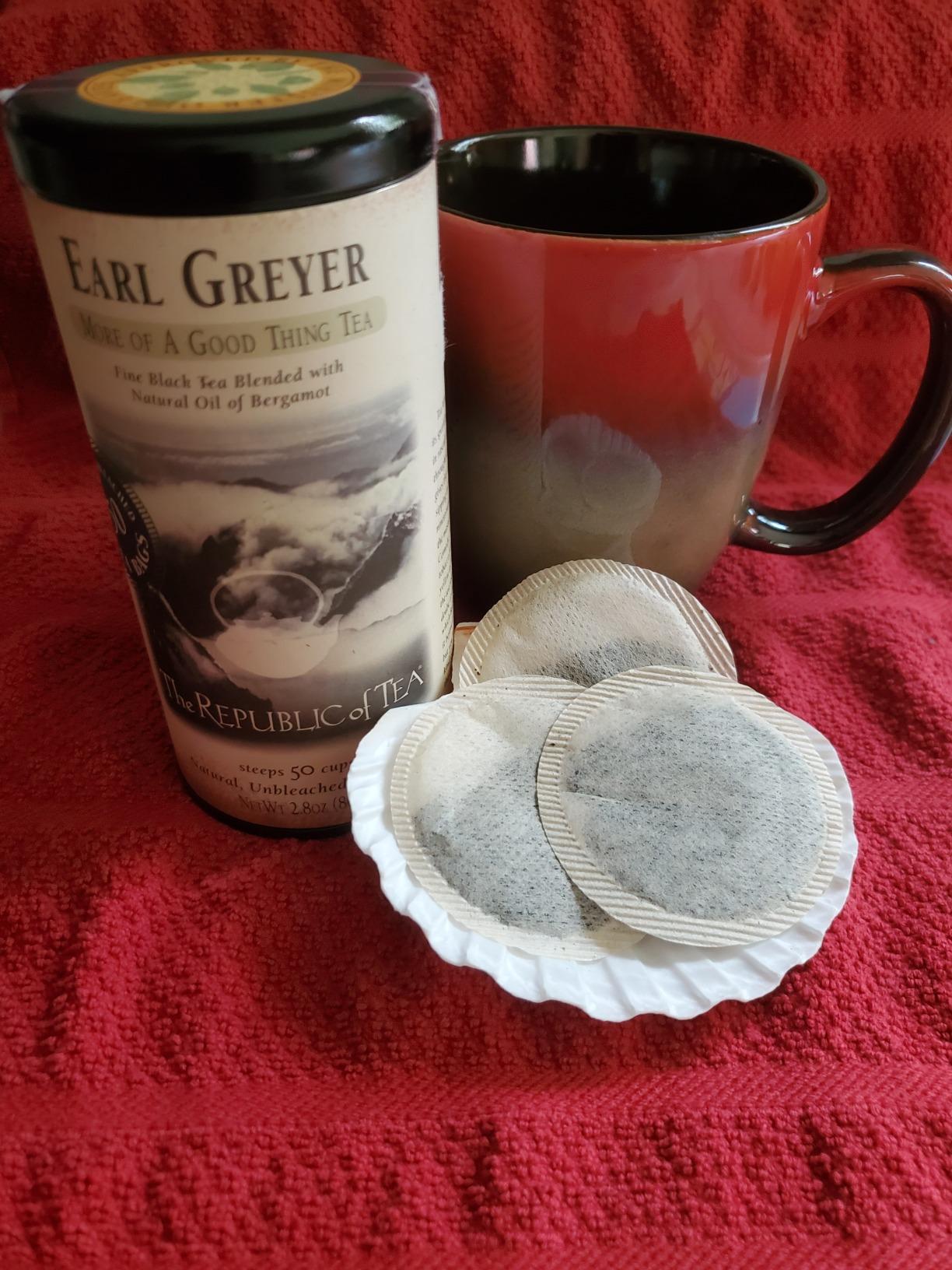 The Republic of Tea - Earl Greyer Black Tea Tin, 50 Tea Bags, Naturally Caffeinated customer photo 2