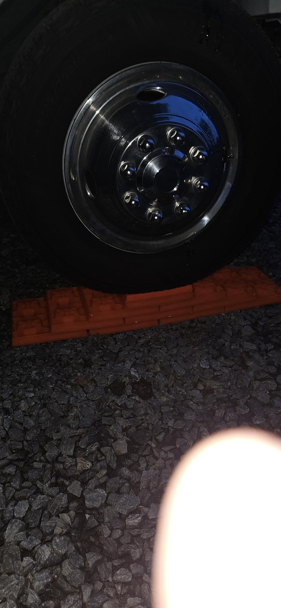 Tri-Lynx Lynx Levelers RV/Trailer/Motorhome/Vanlife interlocking Leveling Blocks with Nylon Storage Bag - 10 Pack, Orange, Made in USA customer photo 1