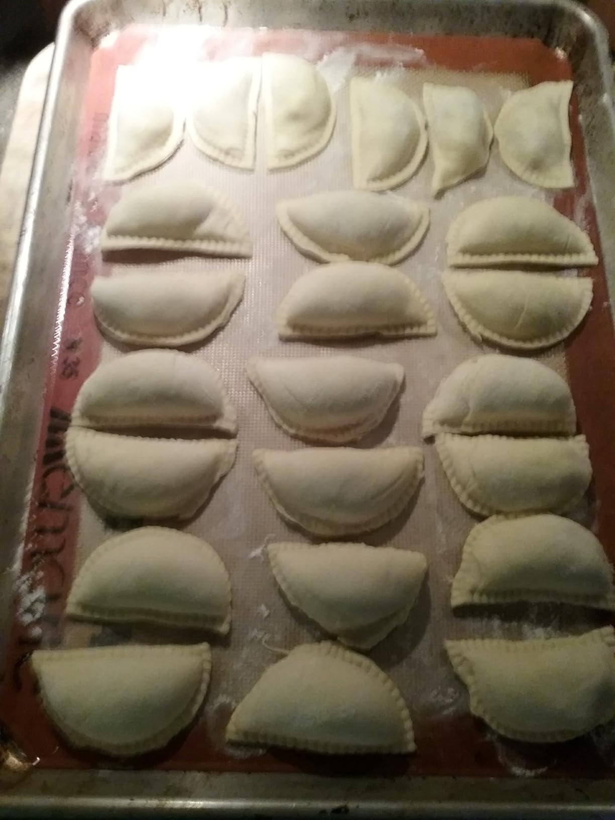 CucinaPro Pierogi Maker w Tray & Press- Make 6 Pierogis, Dumplings, Empanadas, Potstickers or Pastry at Once- Stainless Steel Durable Construction, Portable Set Easy to Use customer photo 2