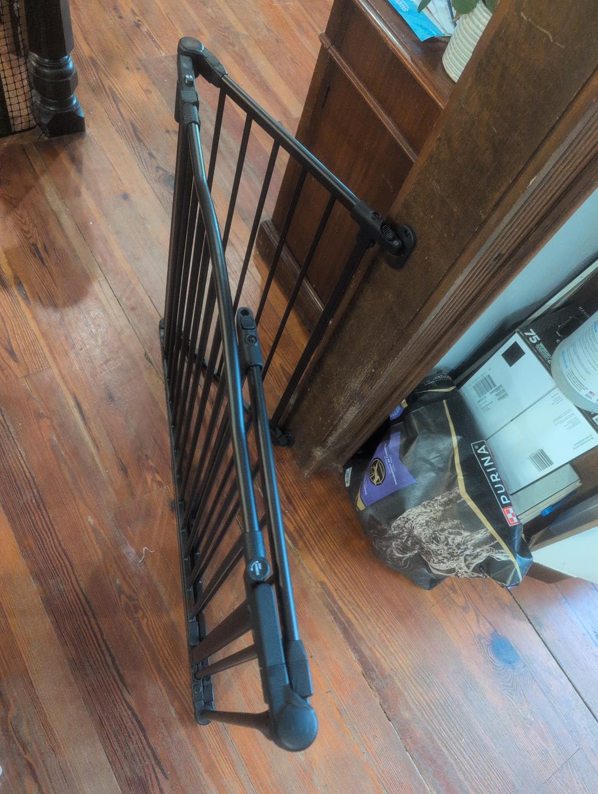 Toddleroo by North States - Deluxe Decor Safety Gate: Hardware Mounted Extra Wide Metal Baby Gate - Adjustable Child Gate - 38.3 to 72 Inches Wide - 30 Inches Tall - Matte Bronze customer photo 1