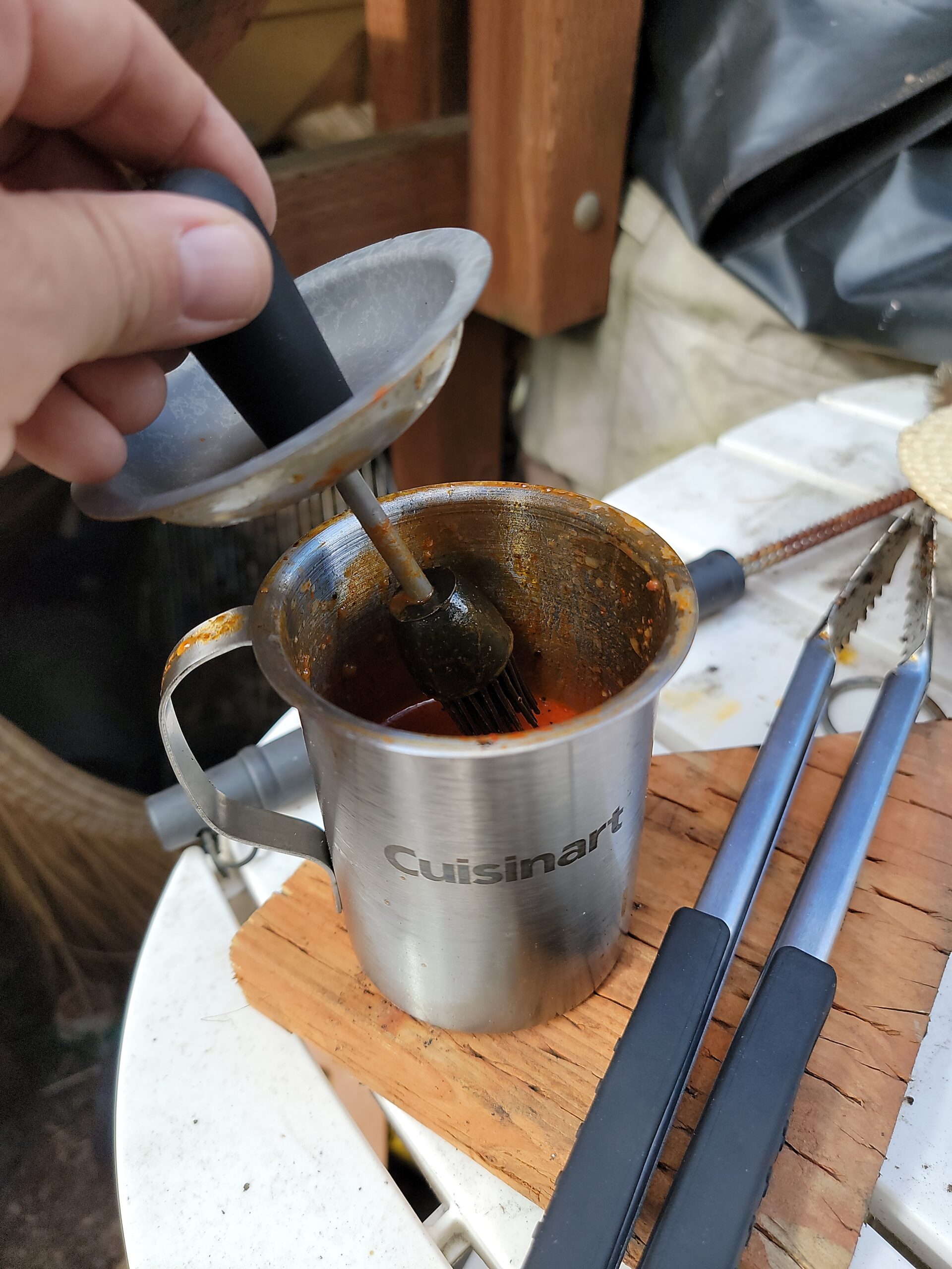 Cuisinart Sauce Pot and Basting Brush Set, 16 oz. Stainless Steel Grill Accessory with Silicone Basting Brush customer photo 2