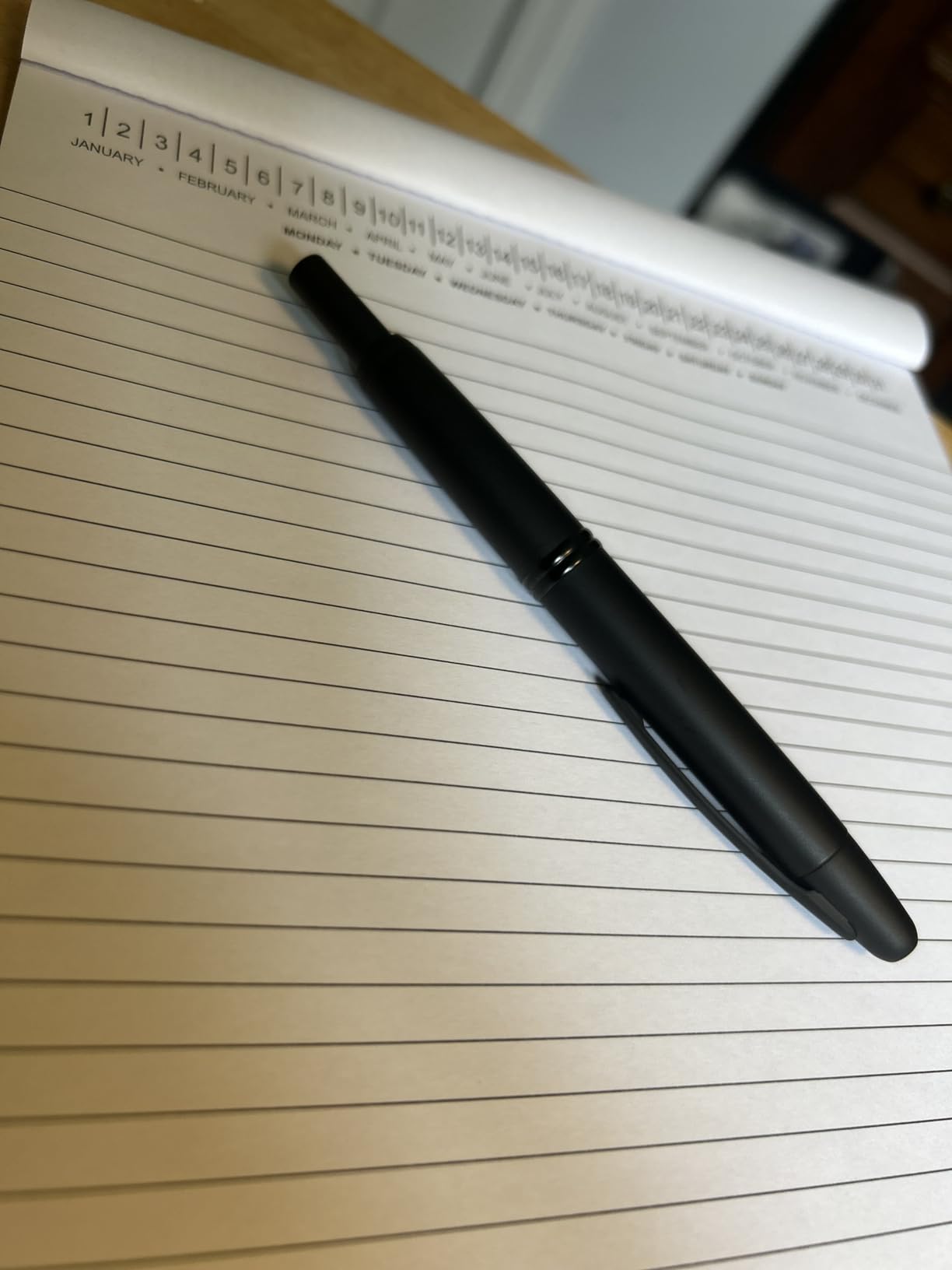 PILOT Vanishing Point Collection Refillable & Retractable Fountain Pen, Matte Black Barrel, Blue Ink, Fine Nib customer photo 2