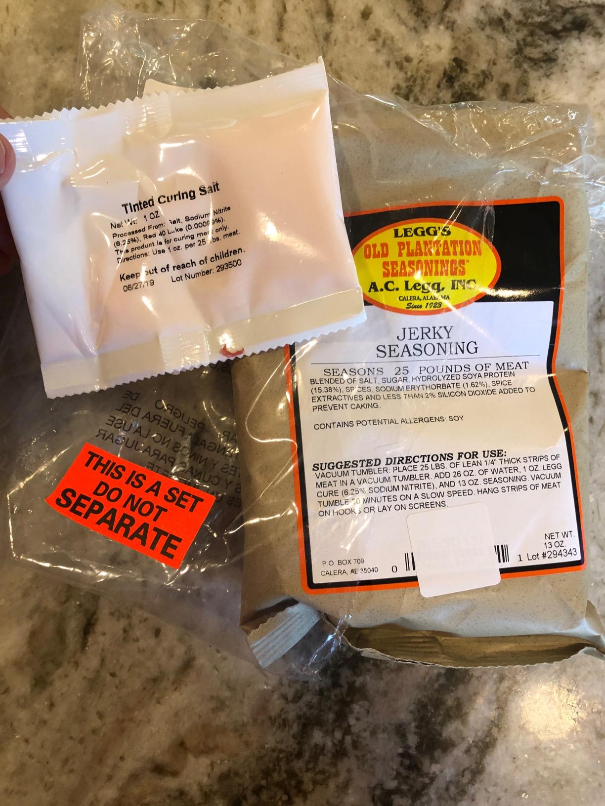 A.C. Legg Traditional Jerky Seasoning, 13 Ounce - with Cure customer photo 2