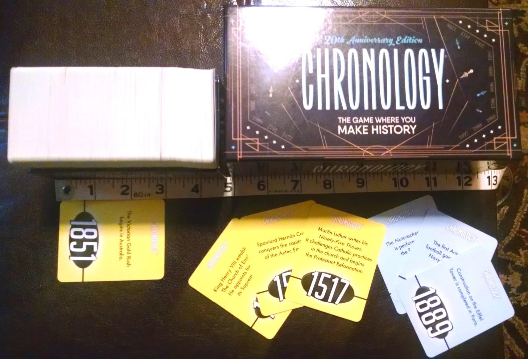 Buffalo Games - Chronology - The Game Where You Make History - Historical Timeline Trivia for 2+ Players, Ages 14+ customer photo 2