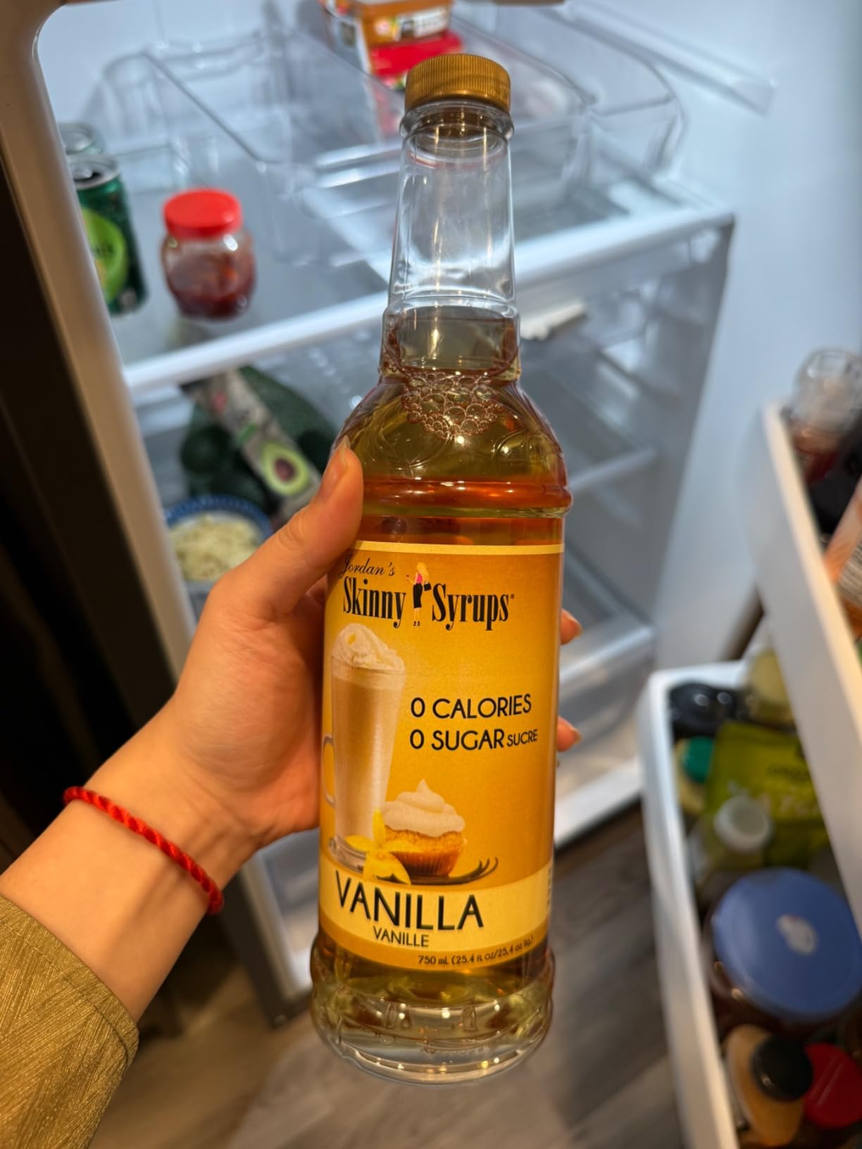 Jordan's Skinny Mixes Sugar Free Coffee Syrup, Vanilla Flavor Drink Mix, Zero Calorie Flavoring for Chai Latte, Protein Shake, Food and More, Gluten Free, Keto Friendly, 25.4 Fl Oz, 1 Pack customer photo 1