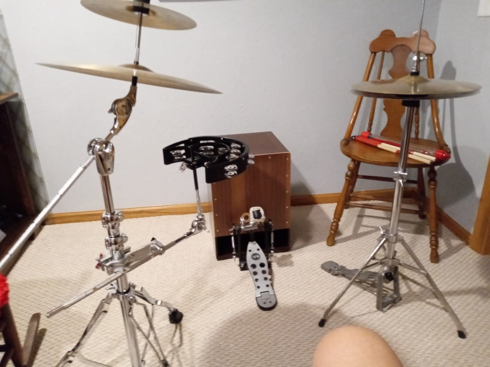 Meinl Subwoofer Bass Cajon Box Drum with Internal Snares - NOT MADE IN CHINA - American White Ash Playing Surface customer photo 2