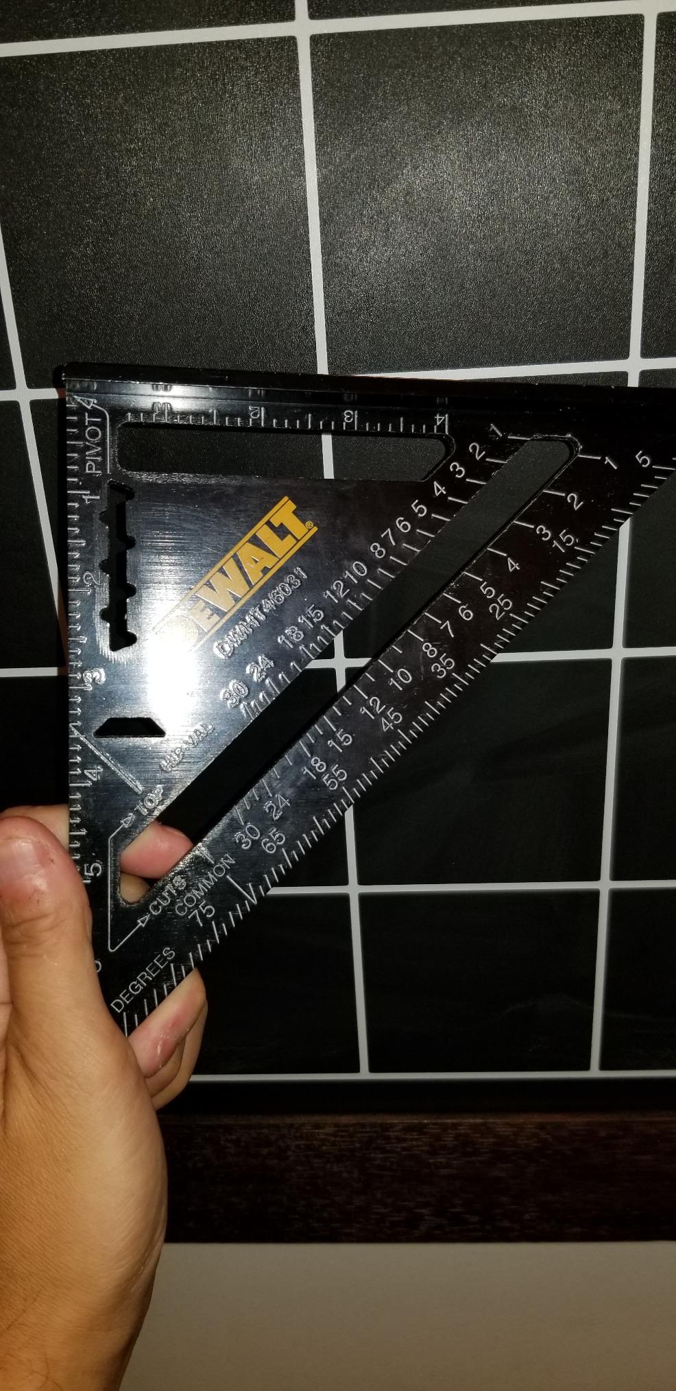 DEWALT DW SQRE QUICK Speed Square customer photo 1
