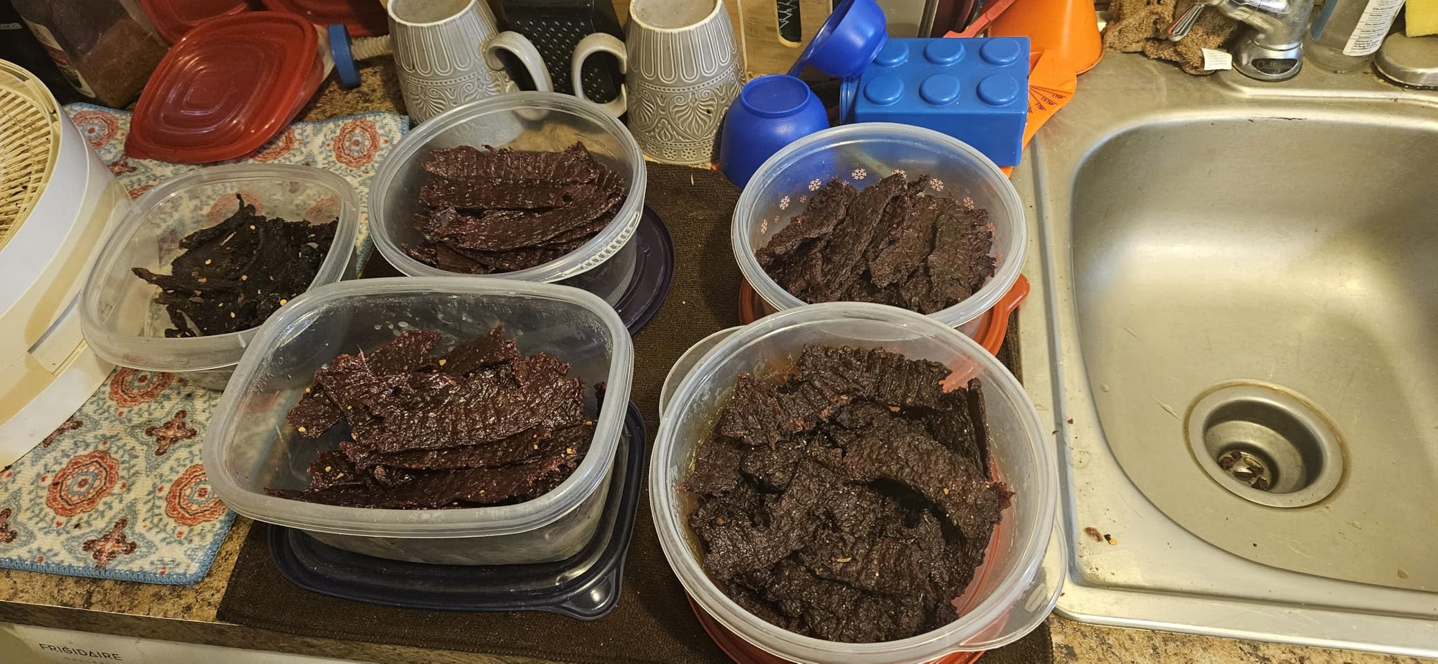 LEM Products Backwoods Jerky Seasoning Variety Pack, Includes Original, Hot, Mesquite, and Hickory Flavors, Ideal for Wild Game, 15.6 Ounce Package with Pre-Measured Cure Packet Included customer photo 2