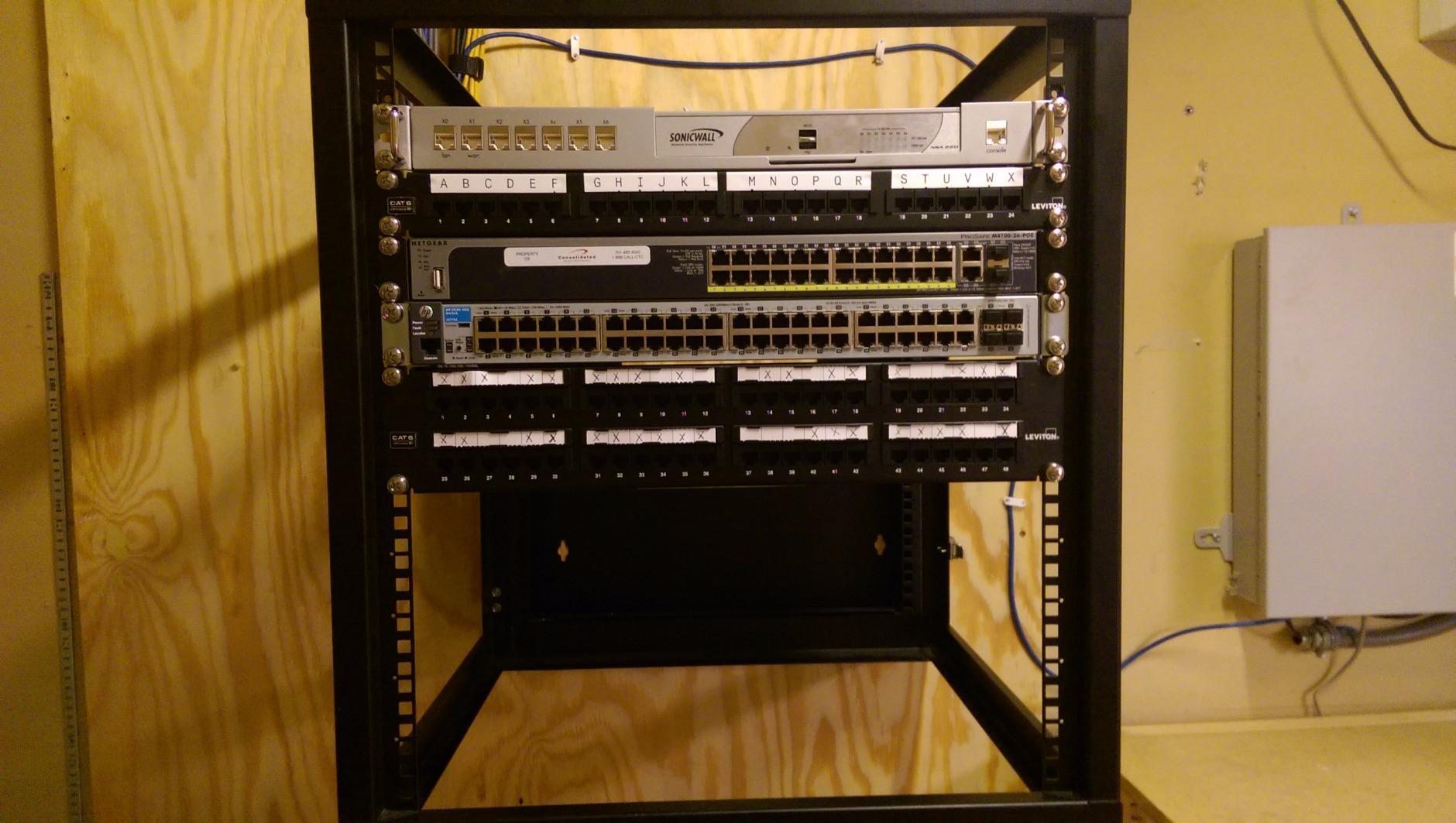 StarTech.com 4-Post 6U Hinged Wall-Mount Network Rack, 19
