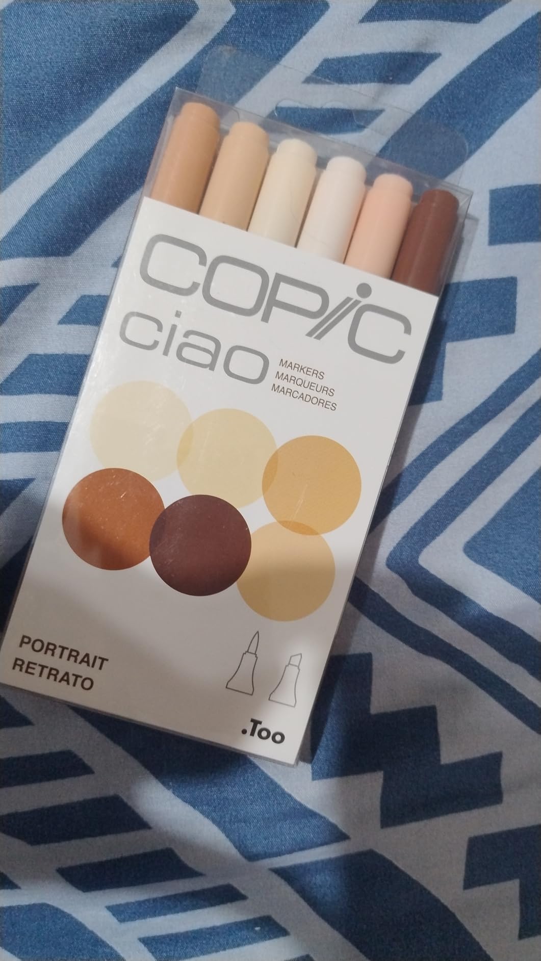 Copic Ciao, Alcohol Markers, 6 Colors Dual Brush Tip Art Marker for Adults/Teen Artists & Creators, Permanent Blendable Sketch Markers for Coloring Drawing & Illustration Art - Portrait Color Set customer photo 1
