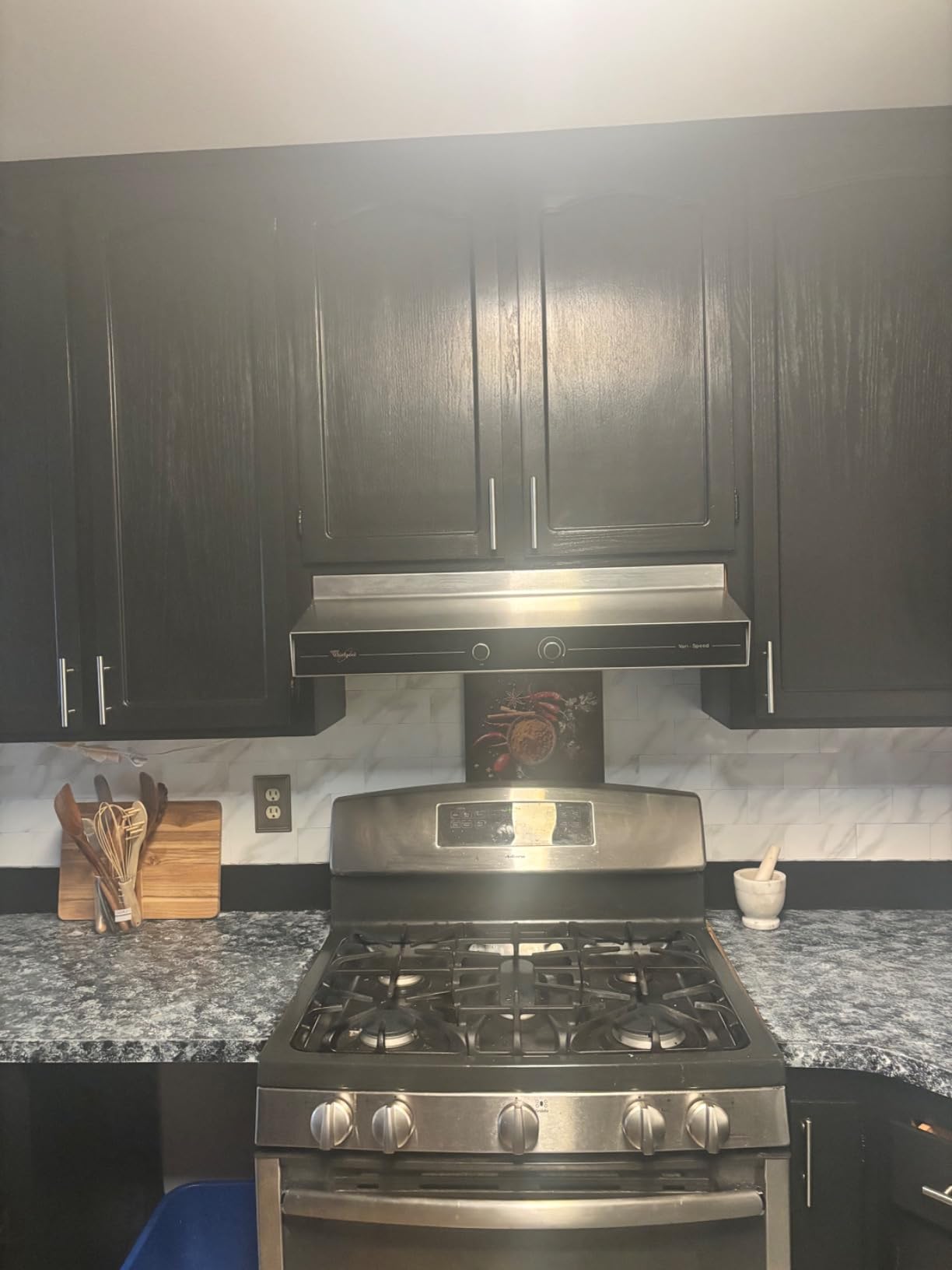 Black Deco Cabinet Makeover Kit - Easy DIY 7-Piece Set, Bold Ultra Black, Long-Lasting Finish customer photo 2