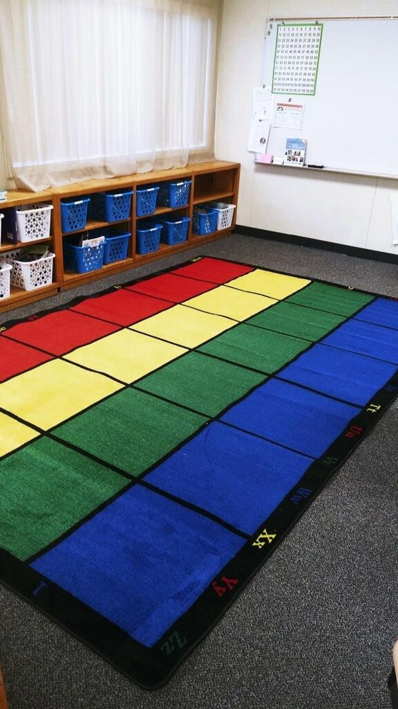 Flagship Carpets Learning Grid Colorful Numbers and Letters Kids Seating Area Rug for Classroom, Play Area Mat, Home Learning or Kids Room Carpet, 7'6