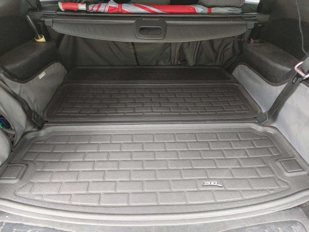 3D MAXpider Custom Fit Kagu Cargo Liner (Black) Compatible with Dodge Durango 2011-2026 - Cargo Liner customer photo 2