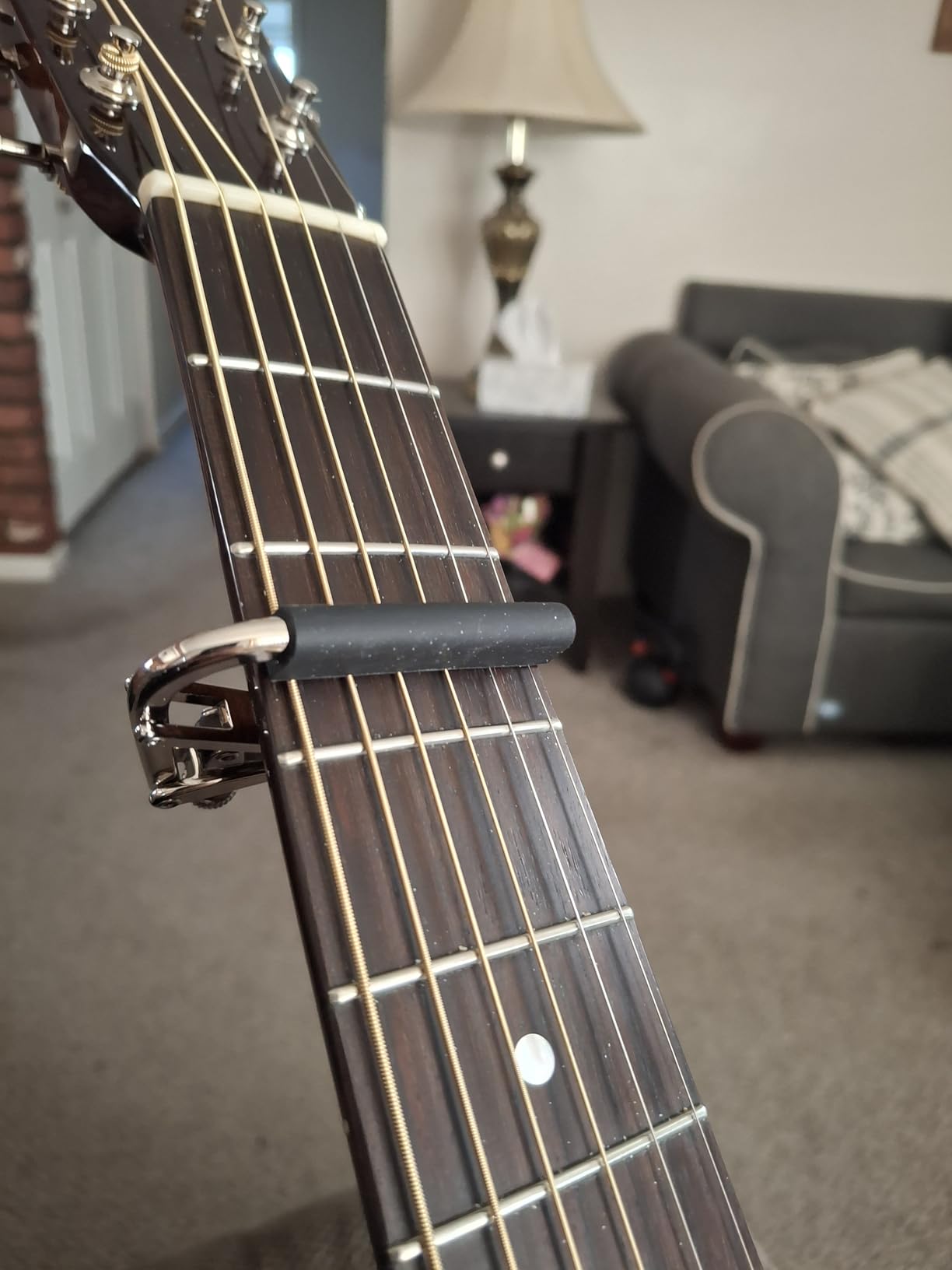 Shubb C1 Standard Acoustic Guitar Capo - Polished Nickel customer photo 1