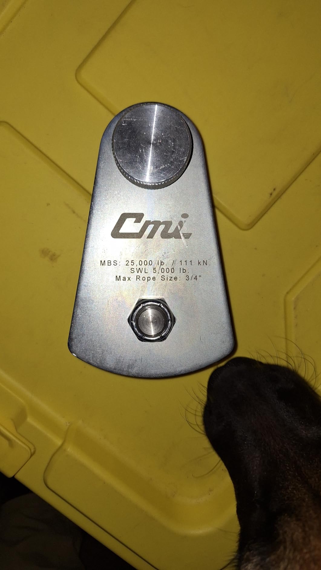 CMI Zinc-Plated Steel Arborist Block for 3/4-inch Rope customer photo 1