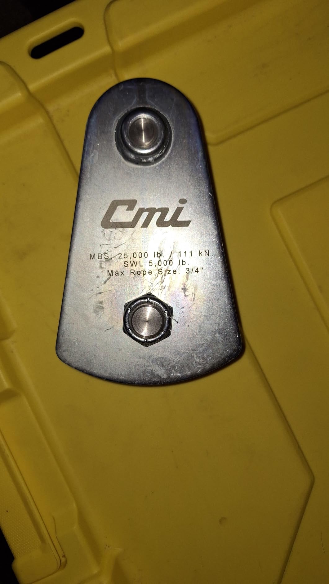 CMI Zinc-Plated Steel Arborist Block for 3/4-inch Rope customer photo 2