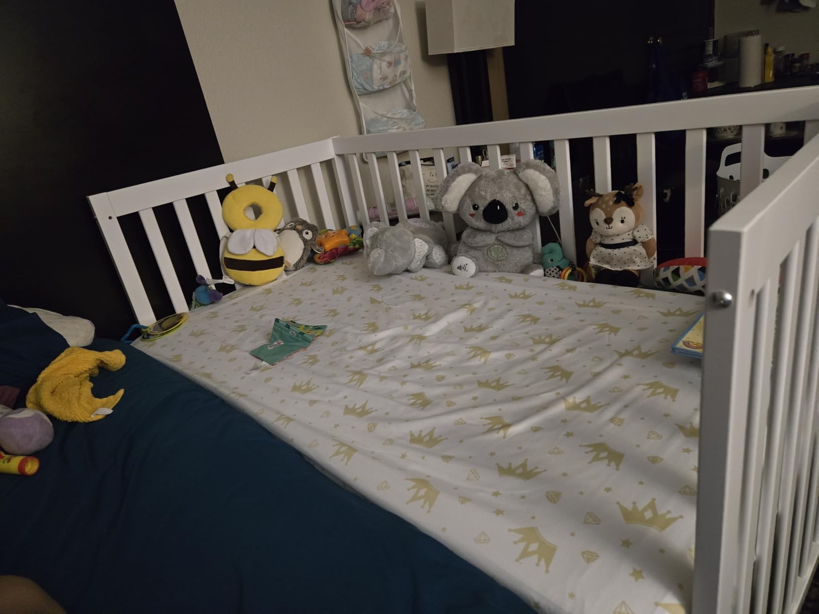 Dream On Me Synergy 5-in-1 Convertible Full-Size Baby Crib with Toddler, Day & Full Bed Conversion in White, GreenGuard Gold & BSA, 3 Mattress Heights, Sustainable Pinewood customer photo 2