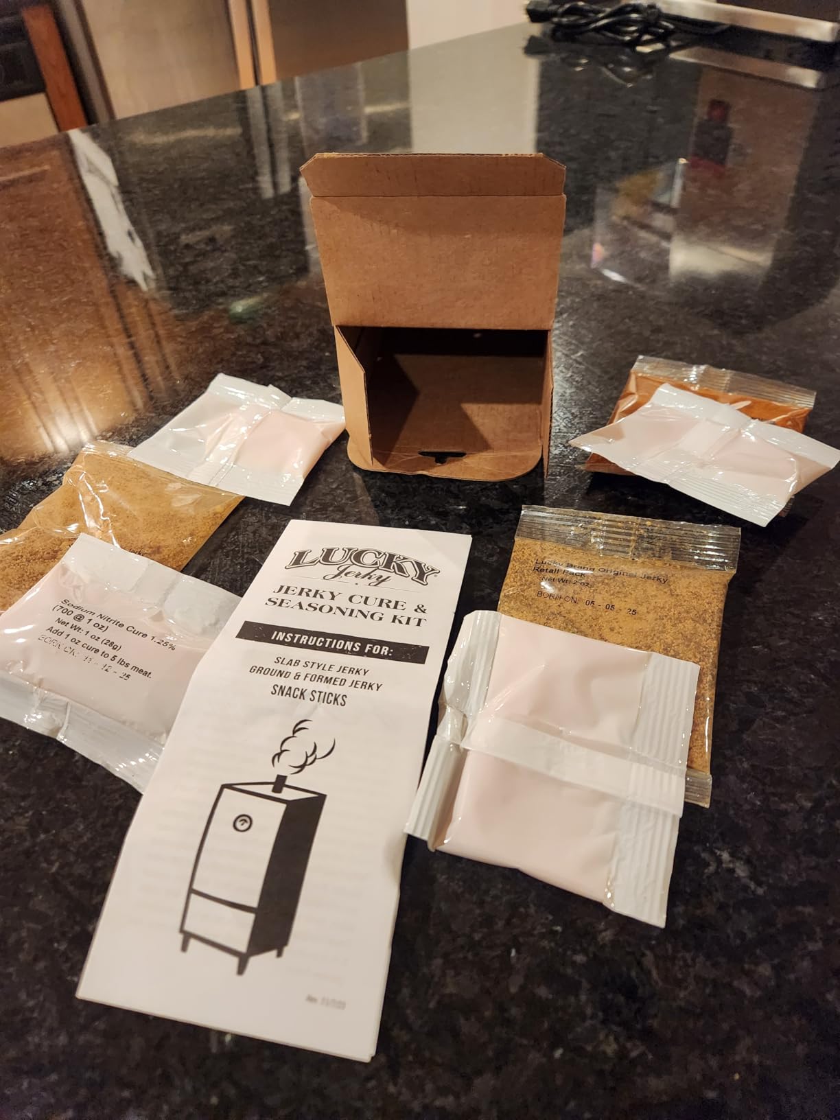 Lucky Jerky Ultimate Savory DIY Jerky Seasoning and Cure Kit - 12oz - Original, BBQ, Teriyaki, Sweet & Spicy Flavors - Perfect for Homemade Beef Jerky customer photo 2