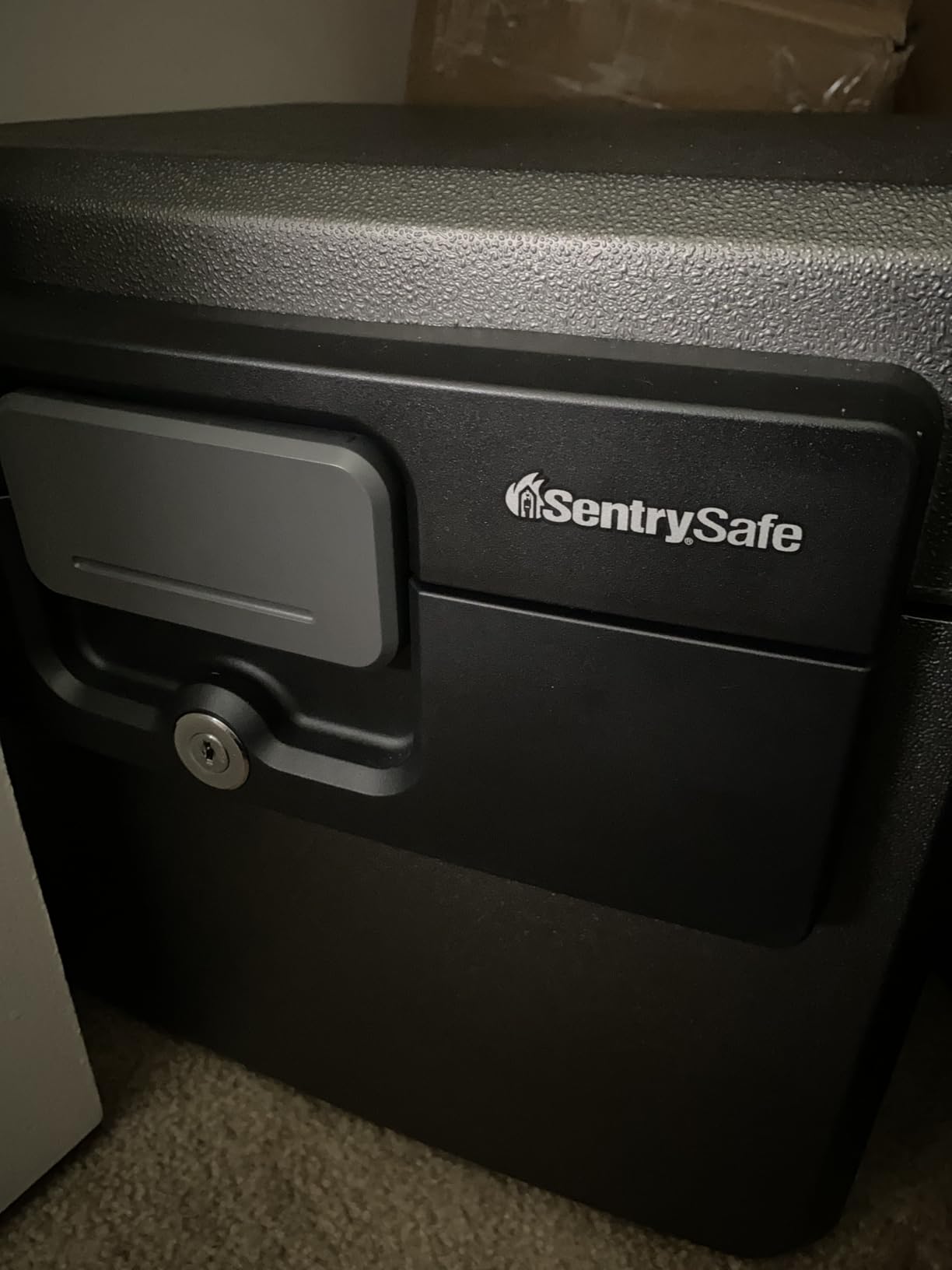 SentrySafe Black Fireproof and Waterproof Safe, File Folder and Document Box with Key Lock, HD4100 customer photo 1