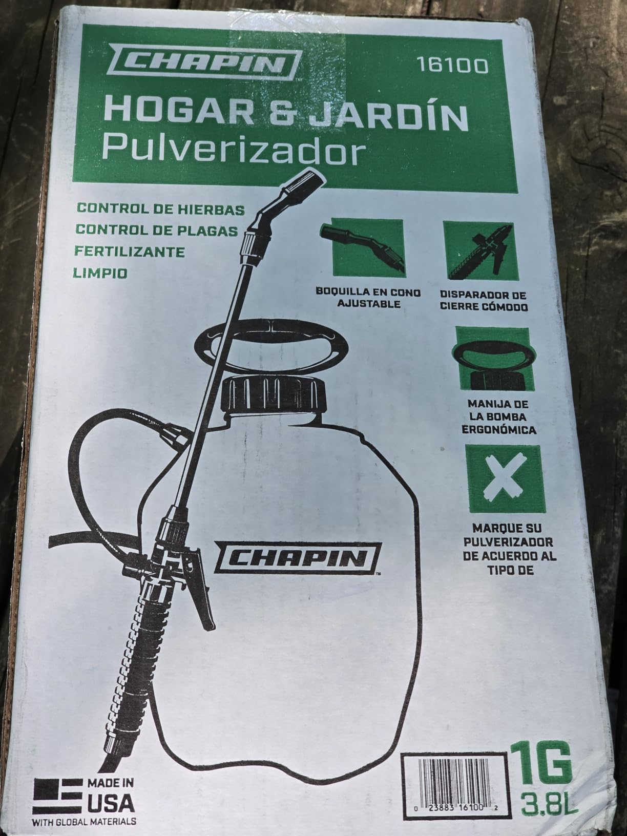 Chapin 16200 Pump Sprayer, 2-Gallon, Lawn & Garden Translucent Poly Tank, Adjustable Cone Nozzle, Ergonomic Handle & in-Tank Filter for Herbicides, Pesticides & Fertilizers customer photo 1