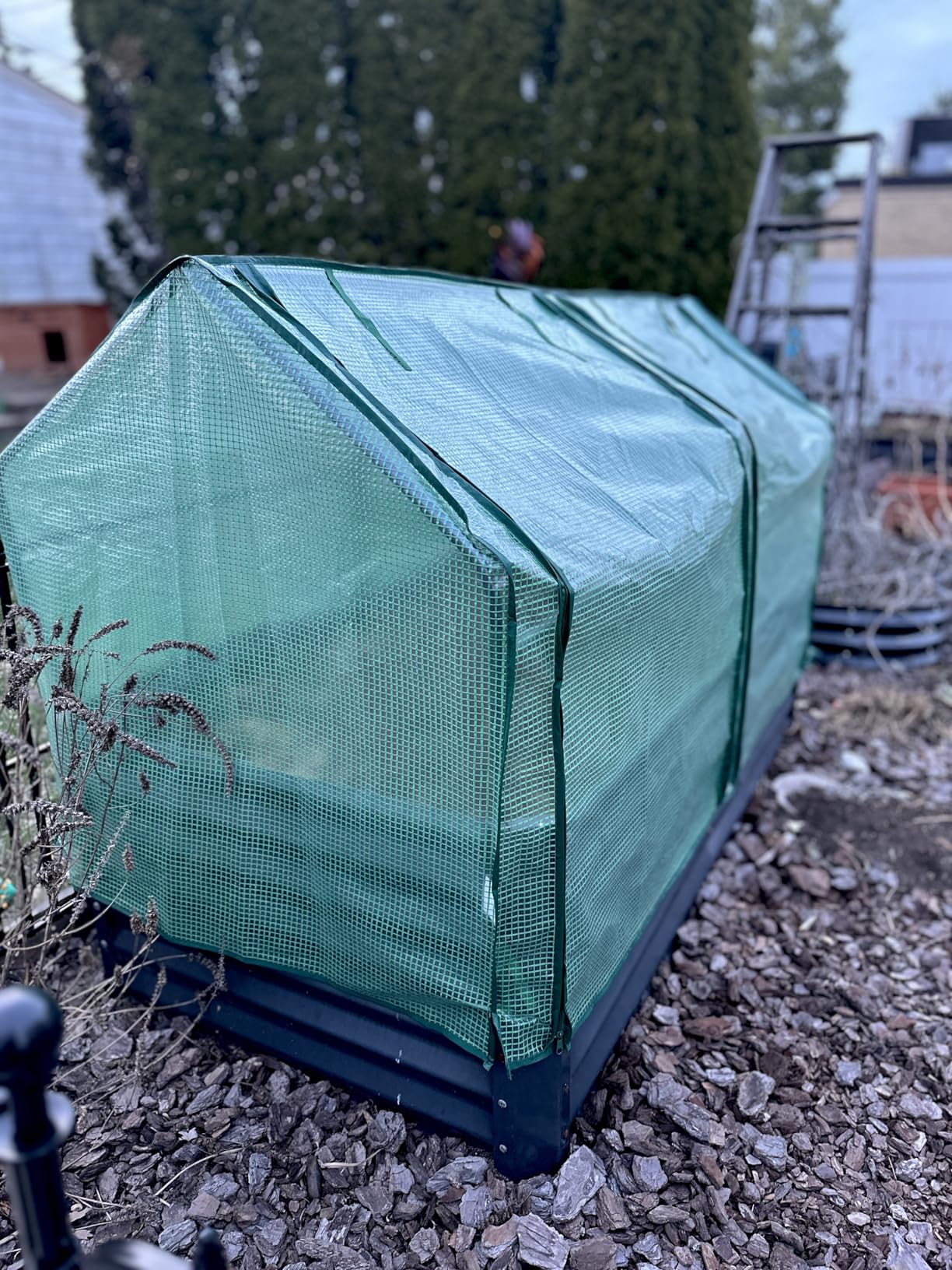 Quictent Mini Greenhouse, Portable Quick-Setup Small Tabletop Waterproof UV Protected PVC Cover Shelter for Outdoors/Indoors W/ Raised Base for Garden Plant Seed Starting, 71