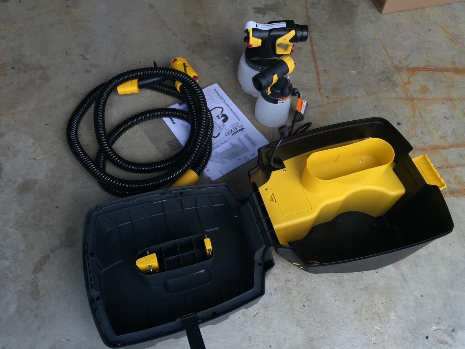Wagner 0529021 FLEXiO 890 Stationary HVLP Paint Sprayer, Sprays Unthinned Latex, Includes Two Nozzles, iSpray Nozzle and Detail Finish Nozzle customer photo 2