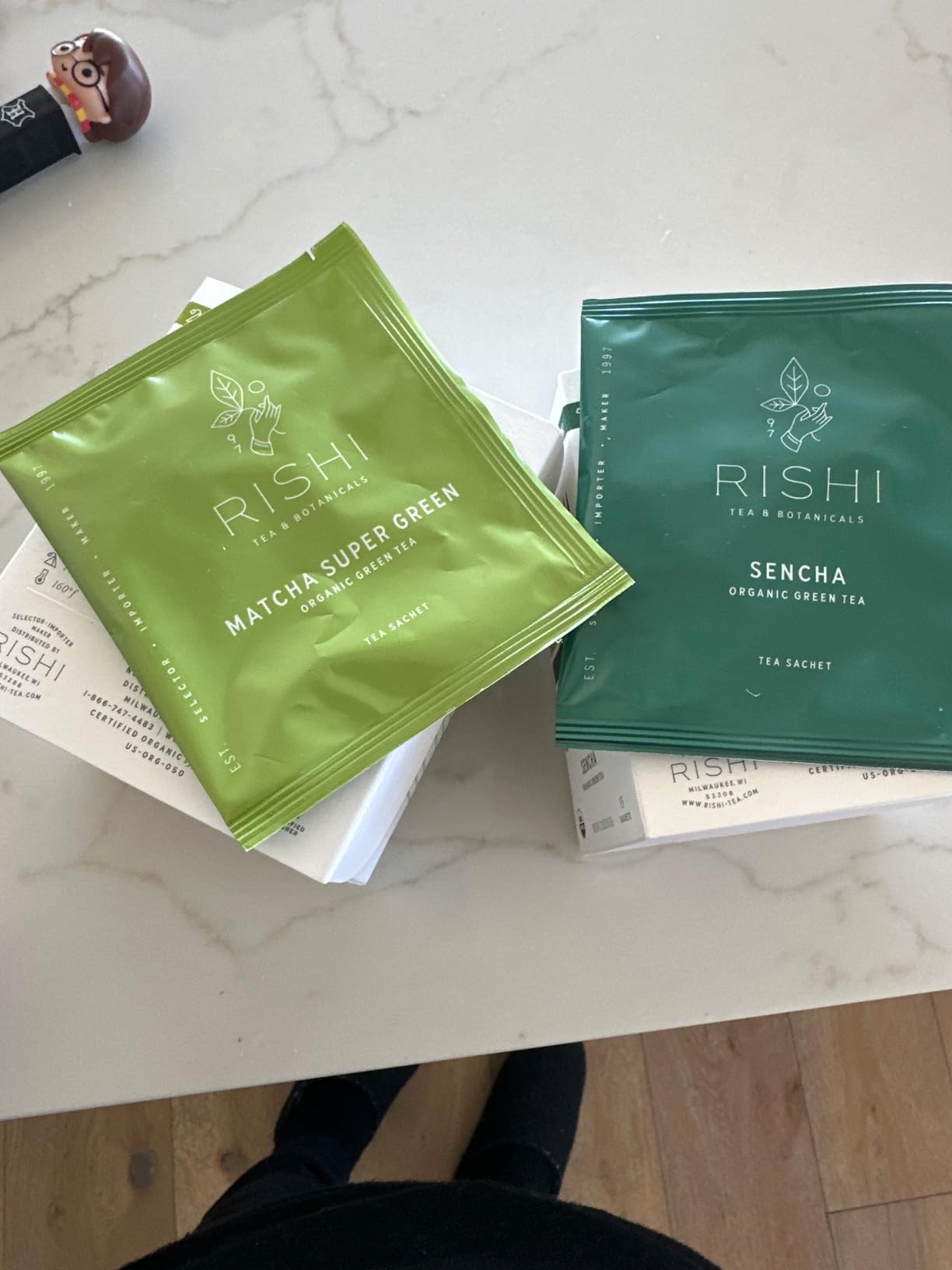 Rishi Tea Sencha Green Tea - Organic Sachet Bags, Caffeinated Japanese Green Tea, 15 Count customer photo 2