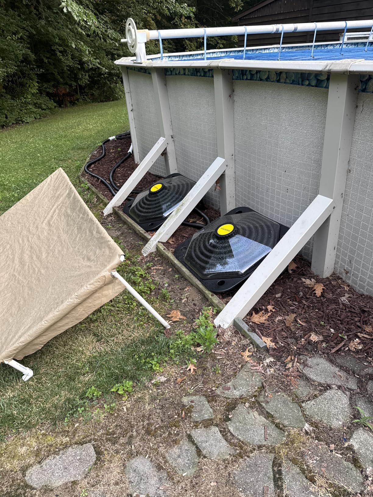 Solar Pool Heater Dome - Black SunCOIL for Above Ground & Intex Pools - Free Connection & Diverter Valve Kit - Fast & Efficient Sun-Powered Heating - 5-Year Warranty customer photo 1