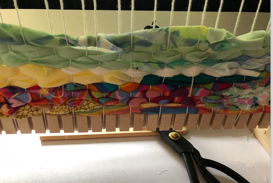 Melissa & Doug Wooden Multi-Craft Weaving Loom: Extra-Large Frame (22.75 x 16.5 inches) customer photo 1