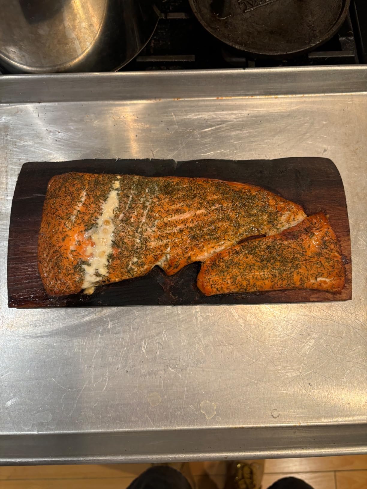 Fire & Flavor Cedar Planks, Great for Cedar Planked Salmon, Sustainably Sourced & Certified, 2-Pack, 11 inch customer photo 1