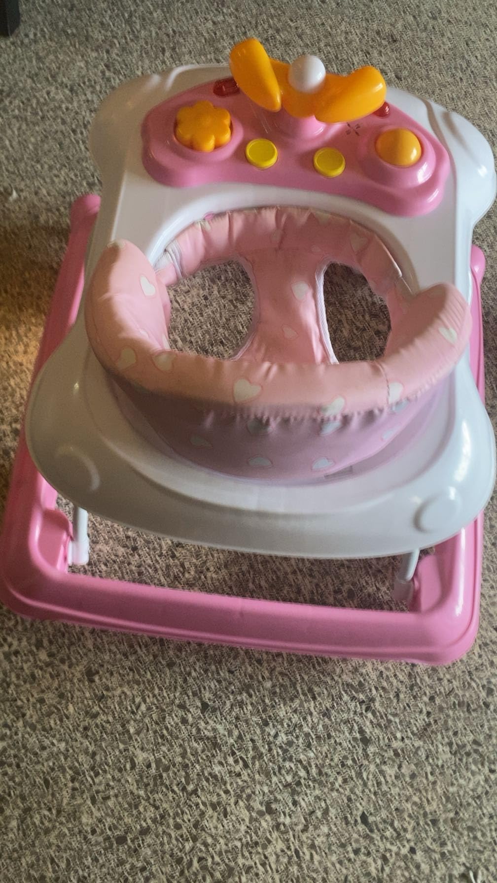 Smart Steps Trend Activity Walker with Removeable Toy Bar, Multi-Directional Front Wheels, Tray, Adjustable Height and Flat Fold Frame for Storage, Ages 6 Months +, Emily Pink customer photo 1