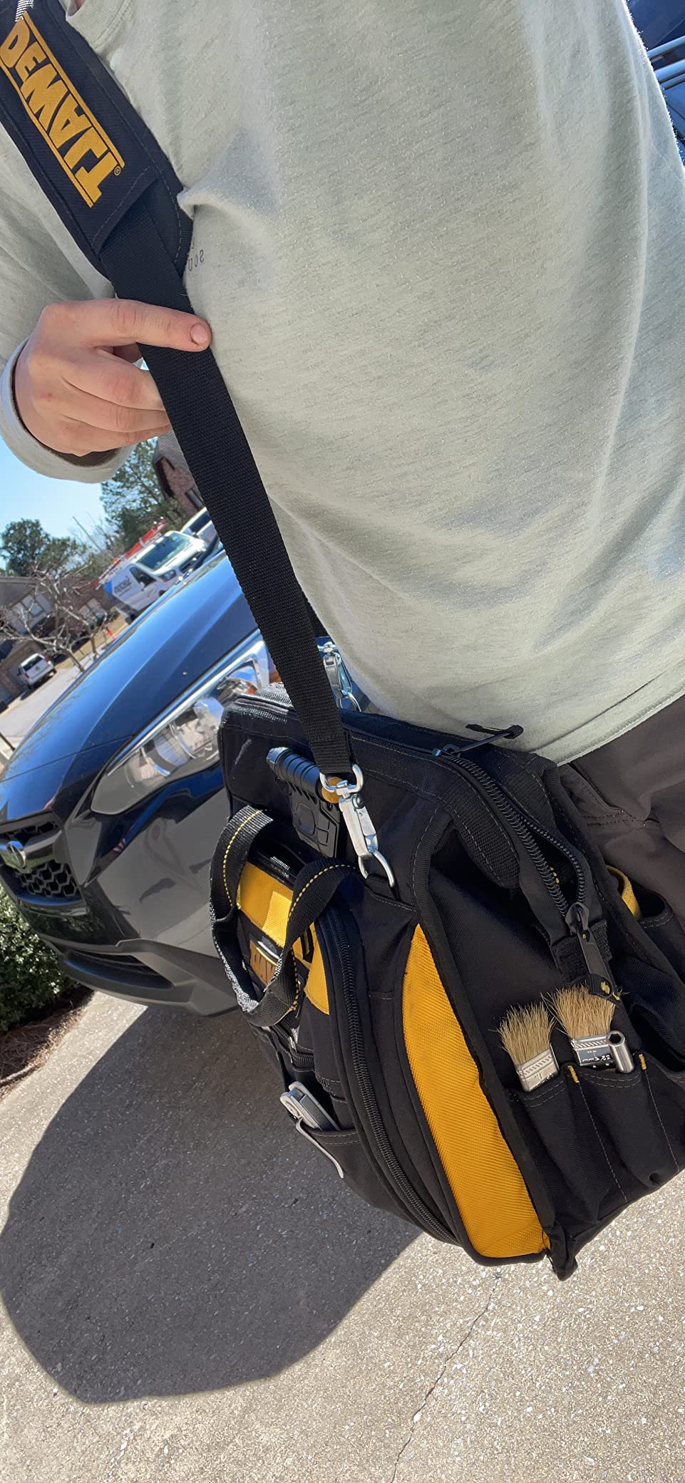 DEWALT DGL573 Lighted Technician's Tool Bag, 41 Pocket customer photo 2